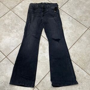 NWT! Joe’s Jeans High Rise Destroyed Flare Jeans Black 32